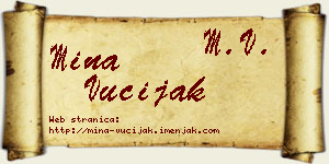 Mina Vučijak vizit kartica